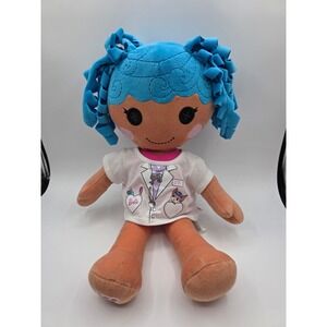 Build A Bear Lalaloopsy Plush Doll Blue Curly Hair Barbie Pet Vet Shirt 2015 /WW